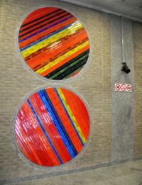 Výzdoba montrealského metra.