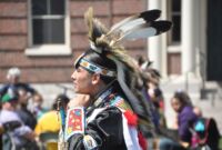 Pow-wow v areálu univerzity