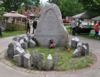 Pomník obětem - ženám, které byly zabity muži.