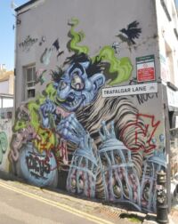 Streetart v Brightonu