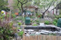 Komunitní zahrada v East Village.